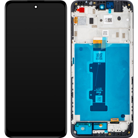Motorola Moto Moto E32s / E22s kosketusnäyttö kehyksellä, musta, huoltopaketti 5D68C20795