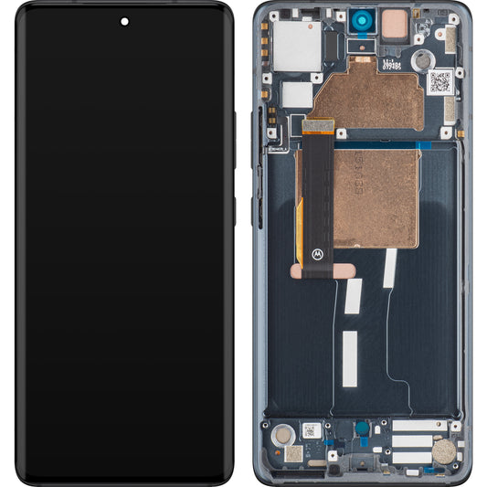 Kosketusnäyttö Motorola Edge 30 Fusion, kehyksellä, musta (Cosmic Grey), huoltopaketti 5D68C21527