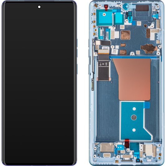 Kosketusnäyttö Motorola Edge 40 Pro, kehyksellä, kuunsininen, huoltopaketti 5D68C22011