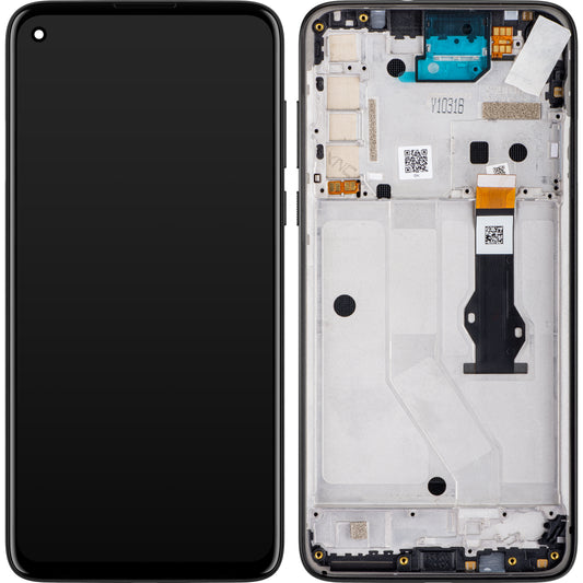 Motorola Moto G8 Power kosketusnäyttö, kehyksellä, savunmusta, huoltopaketti 5D68C16142