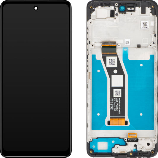 Kosketusnäyttö Motorola Moto E14, kehyksellä, musta, huoltopaketti 5D68C24645