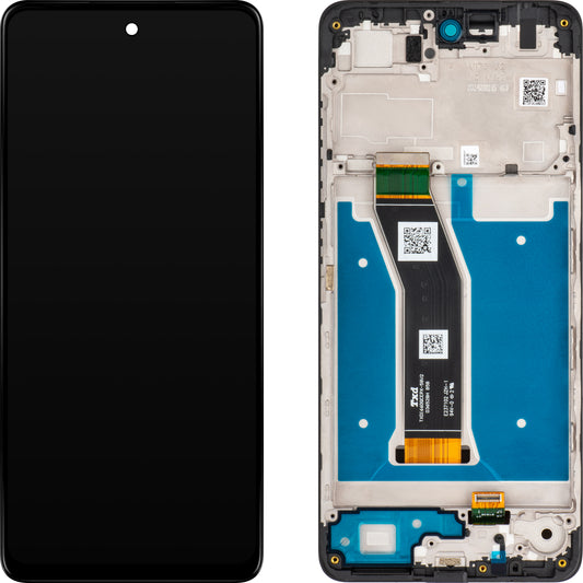 Kosketusnäyttö Motorola Moto G04, kehyksellä, musta, huoltopaketti 5D68C23890