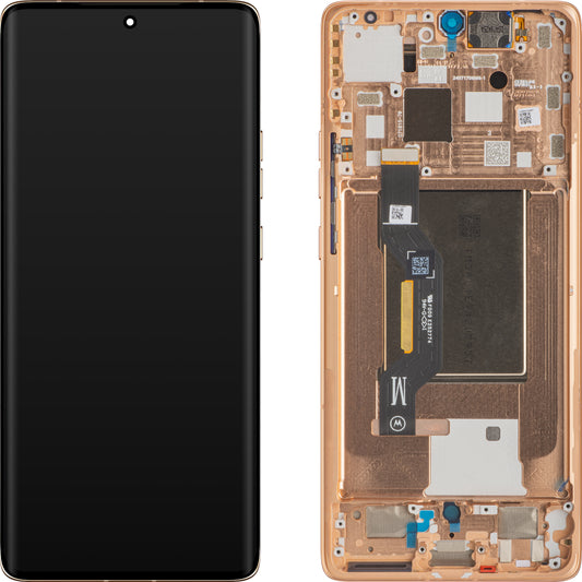 Kosketusnäyttö Motorola Edge 50, kehyksellä, vaaleanpunainen (Peach Fuzz), Service Pack 5D68C25137