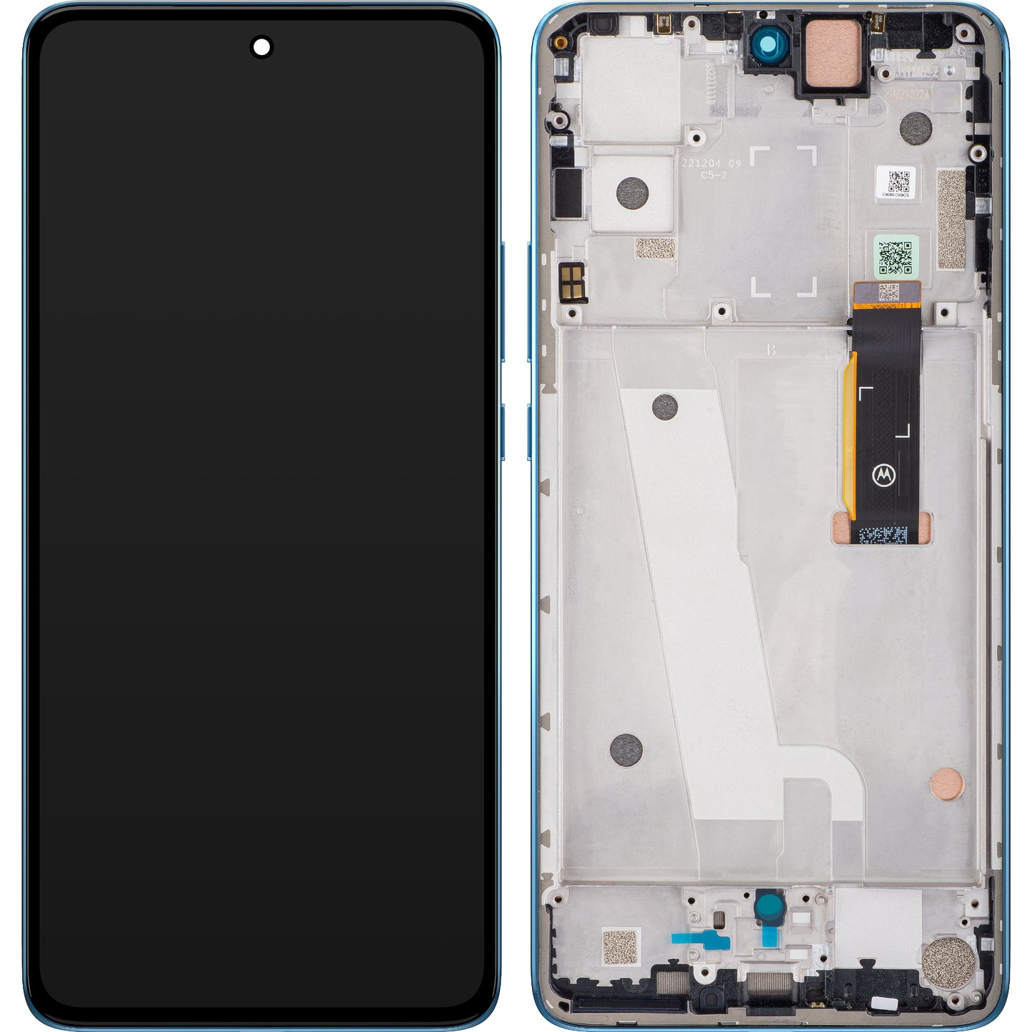 Kosketusnäyttö Motorola Edge 30, kehyksellä, vihreä (Auroranvihreä), huoltopaketti 5D68C20585