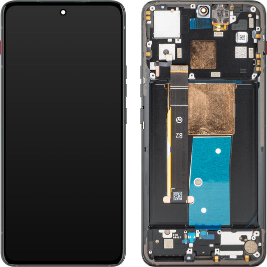 Motorola ThinkPhone Kosketusnäyttö ja kehys, hiilimusta, huoltopaketti 5D68C22243