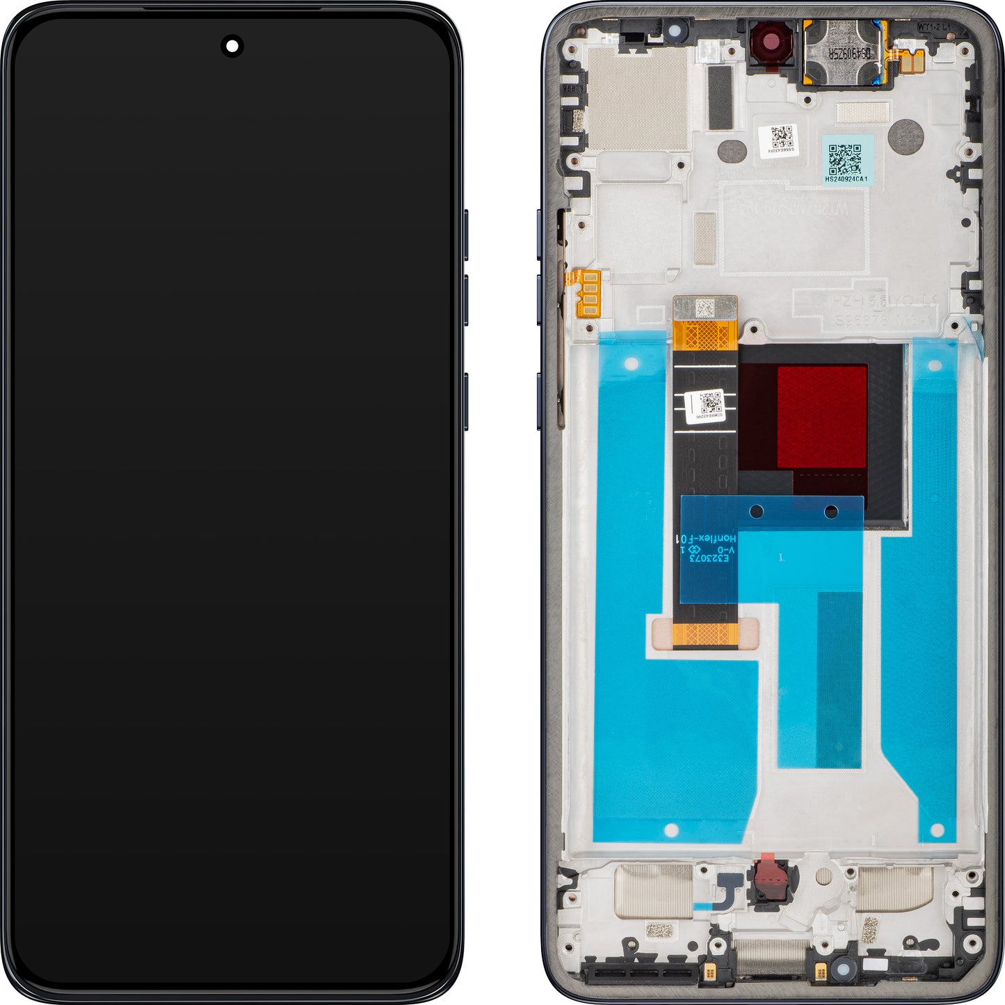 Kosketusnäyttö Motorola Edge 50 Neo, kehyksellä, harmaa (Grisaille), Service Pack 5D68C28683