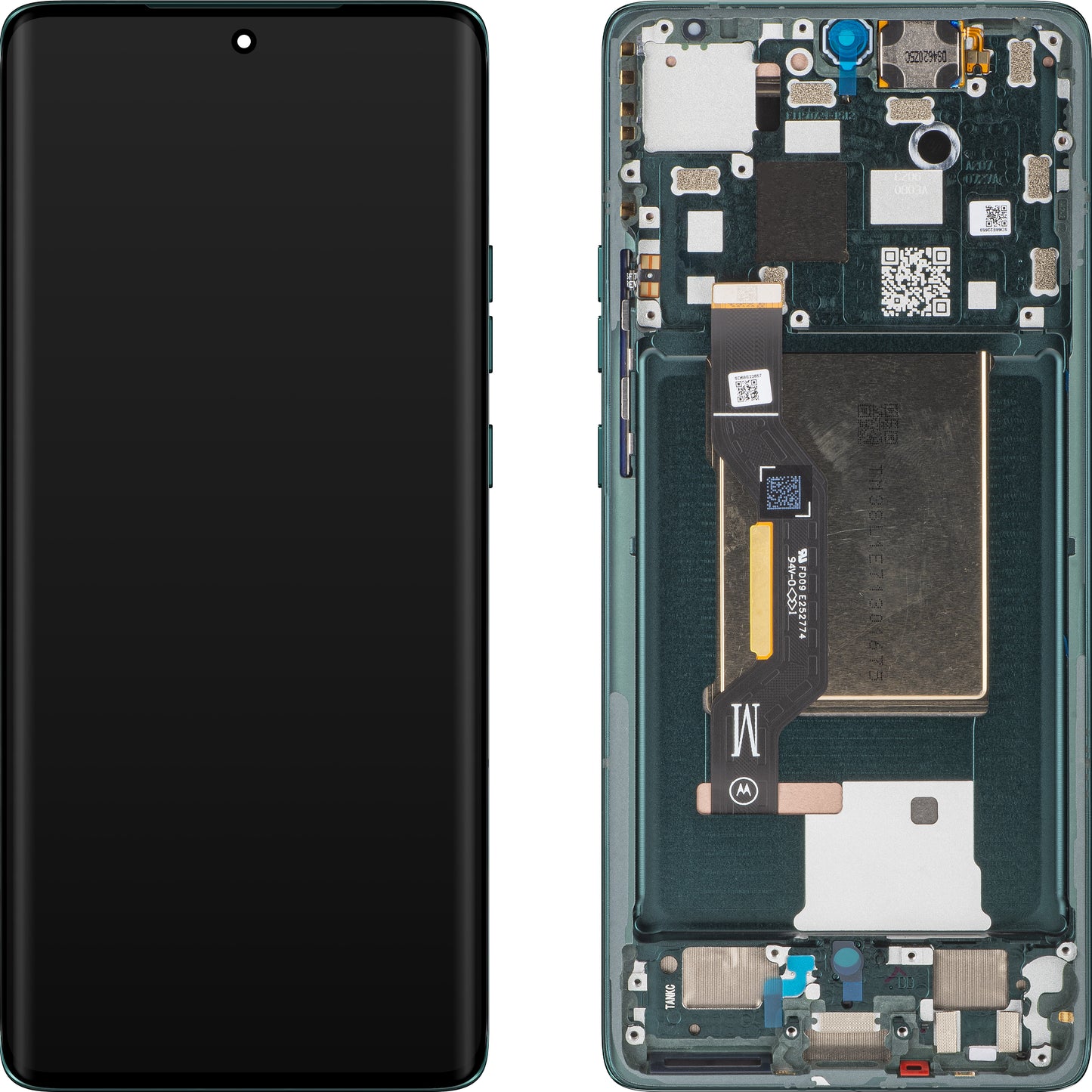 Touchscreen Display Motorola Edge 50, with Frame, Jungle Green, Service Pack 5D68C25136