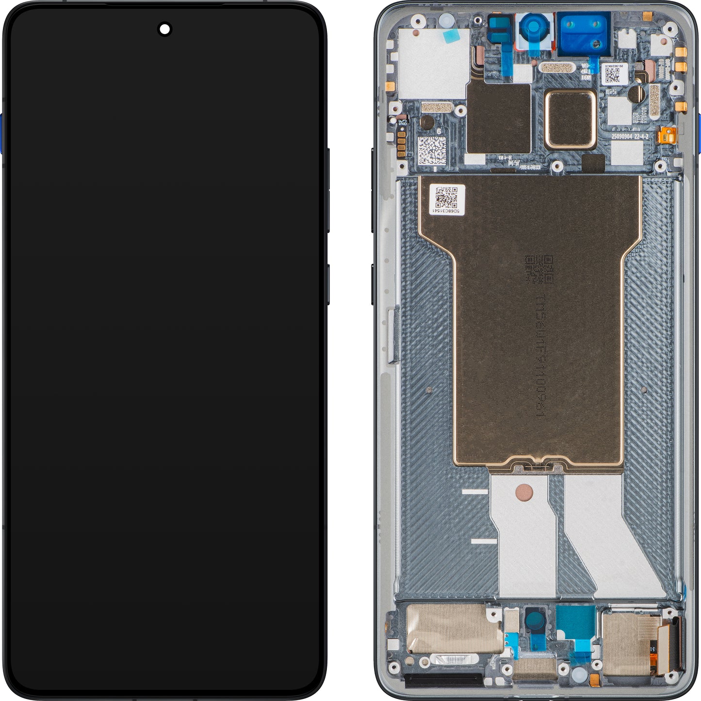 Motorola Edge 70 Display with Touchscreen, with Frame, Gray (Gadget Gray), Service Pack 5D68C31541