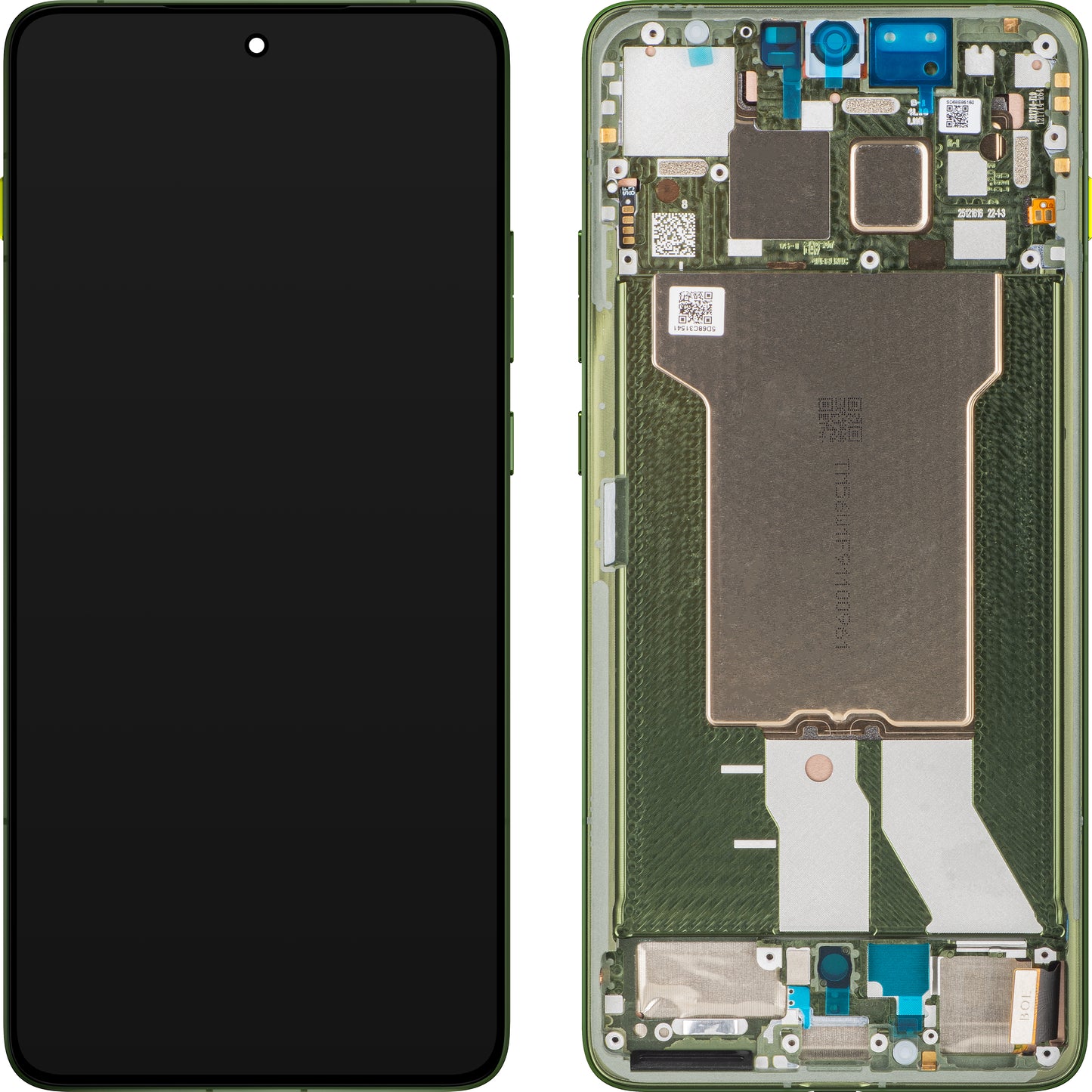 Näyttö kosketusnäytöllä Motorola Edge 70, kehyksellä, Vihreä (Bronze Green), Service Pack 5D68C31543