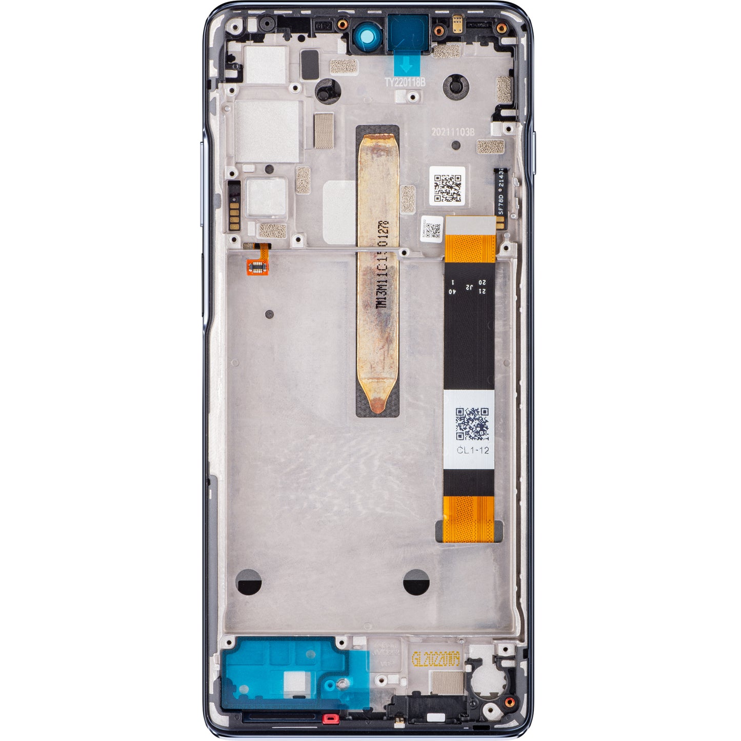 Motorola Moto Moto Moto G200 5G kosketusnäyttö, kehyksellä, sininen, huoltopaketti 5D68C20181