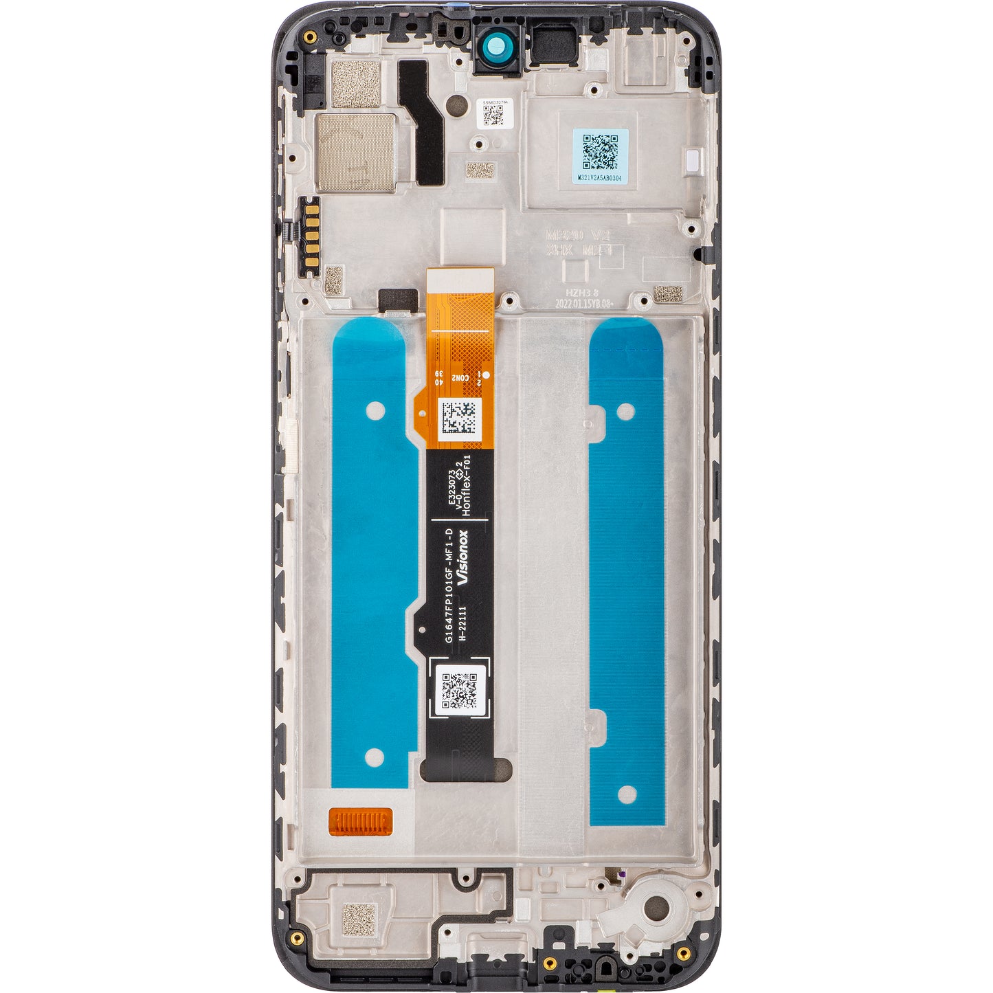 Kosketusnäyttö Motorola Moto G31 (XT2173-3), kehyksellä, musta, huoltopaketti 5D68C19989