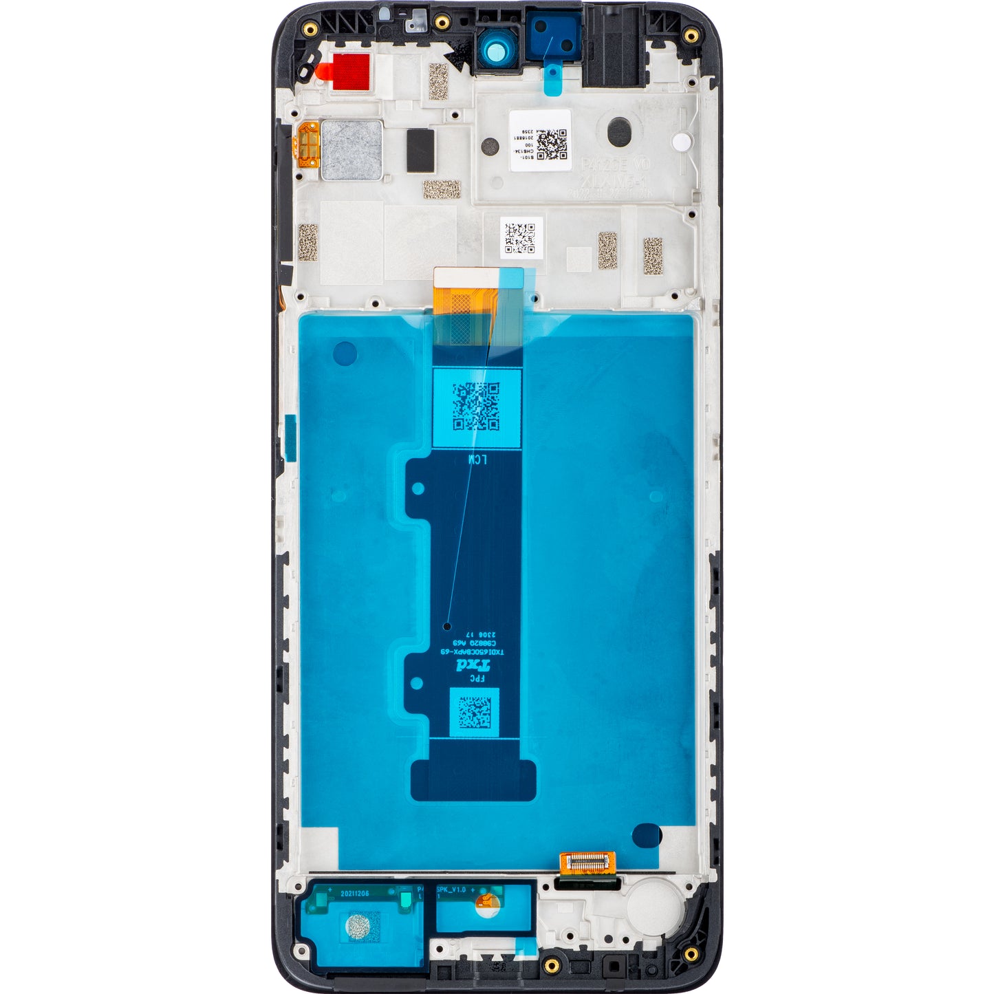 Motorola Moto Moto E32s / E22s kosketusnäyttö kehyksellä, musta, huoltopaketti 5D68C20795