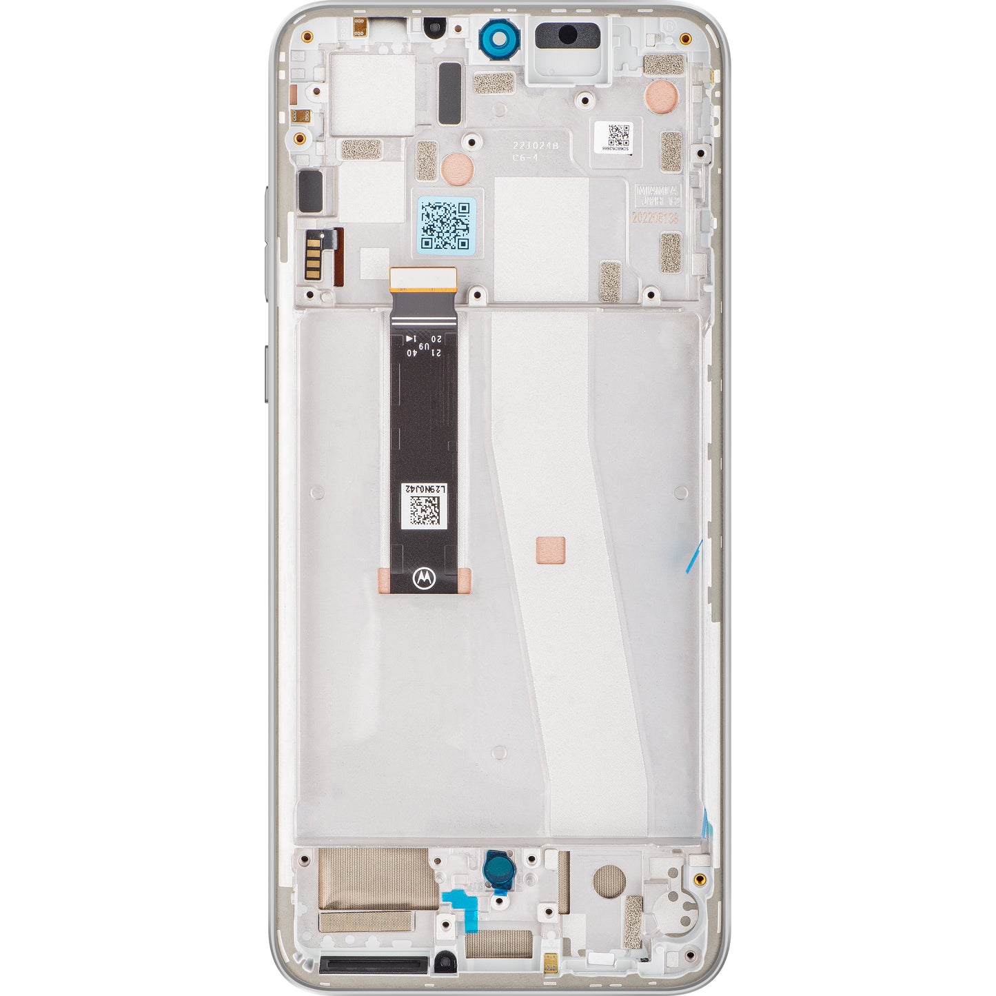 Motorola Edge 30 Neo kosketusnäyttö, kehyksellä, hopea (Ice Palace), huoltopaketti 5D68C21404