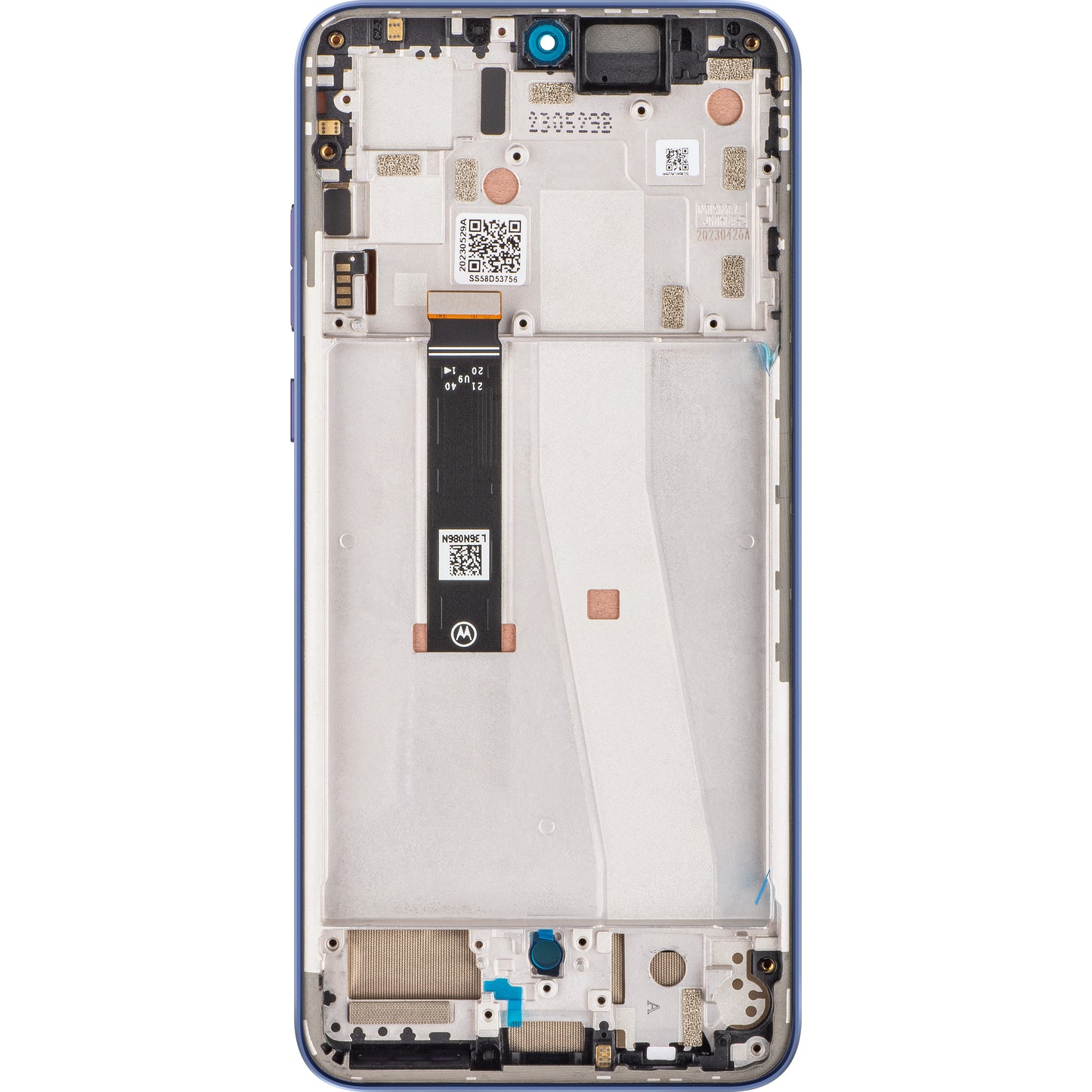 Kosketusnäyttö Motorola Edge 30 Neo, kehyksellä, violetti (Very Peri), Service Pack 5D68C21405