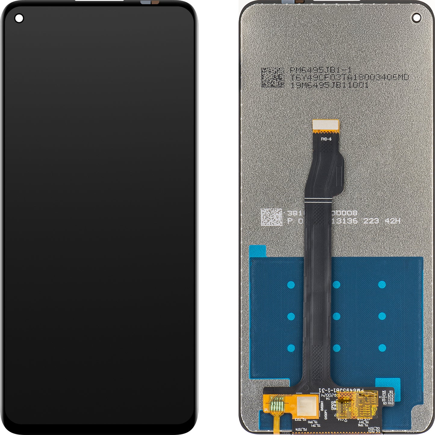 MP-kosketusnäyttö, joka on yhteensopiva Huawei nova 7 SE / P40 lite 5G:n kanssa.