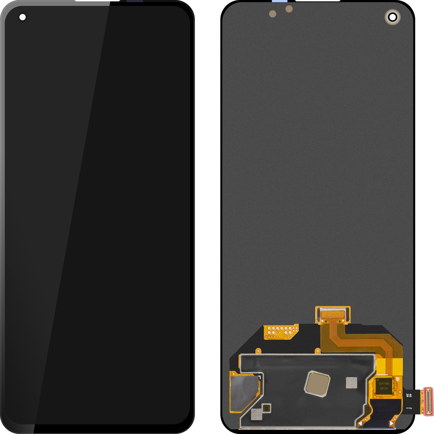 Näyttö MP-kosketusnäytöllä yhteensopiva Realme GT Masterin kanssa, OLED-versio