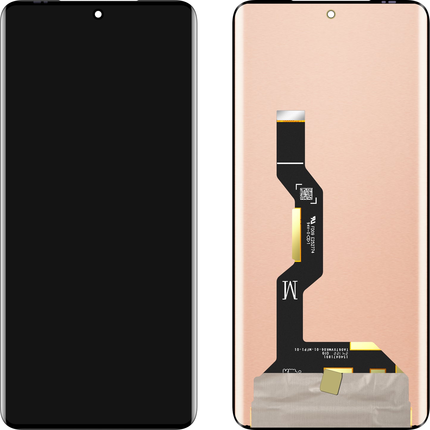 MP-kosketusnäyttö yhteensopiva Motorola Edge 50 / Edge 50 Pro, OLED-versio