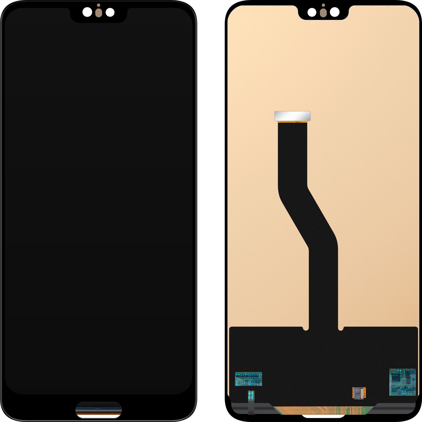 Näyttö kosketusnäytöllä MP yhteensopiva Huawei P20 Pro:n kanssa