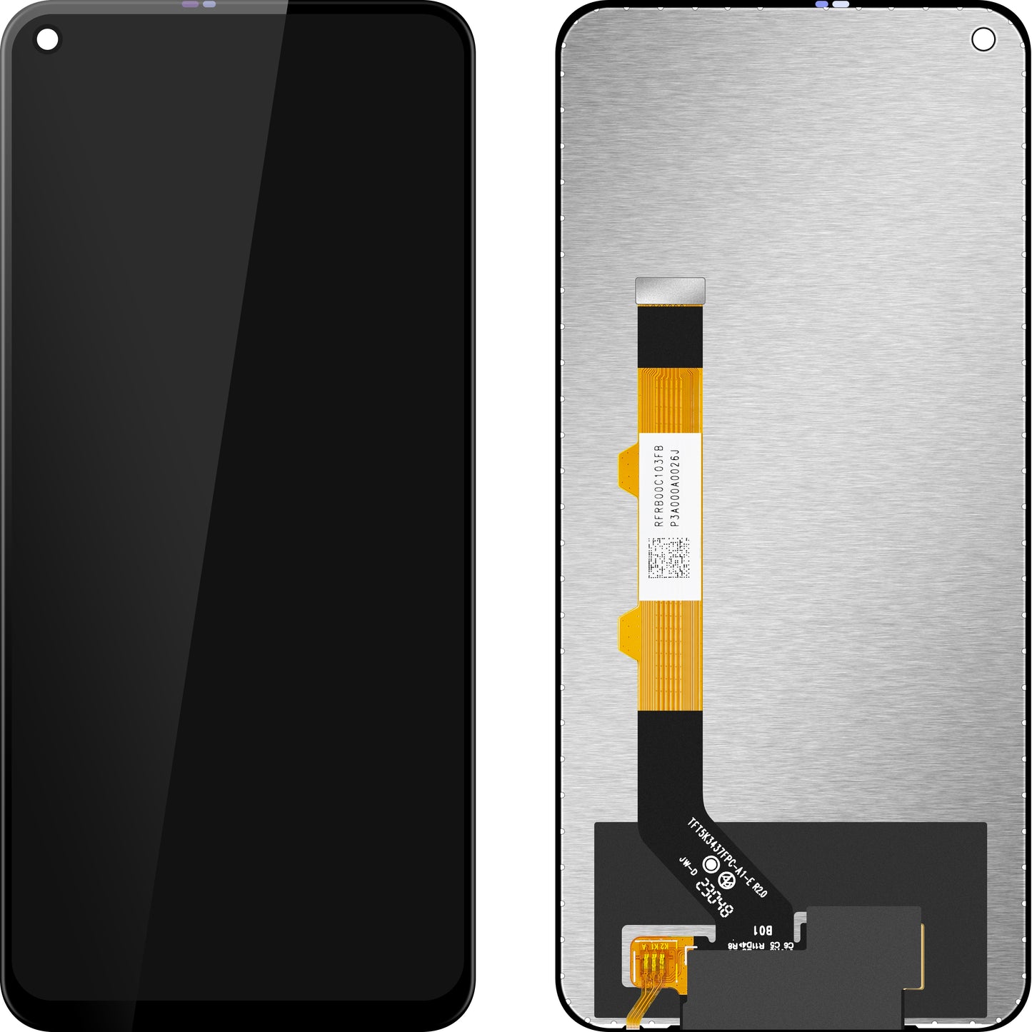 Kosketusnäytön MP-näyttö yhteensopiva Xiaomi Redmi Note 9 5G / Note 9T kanssa.