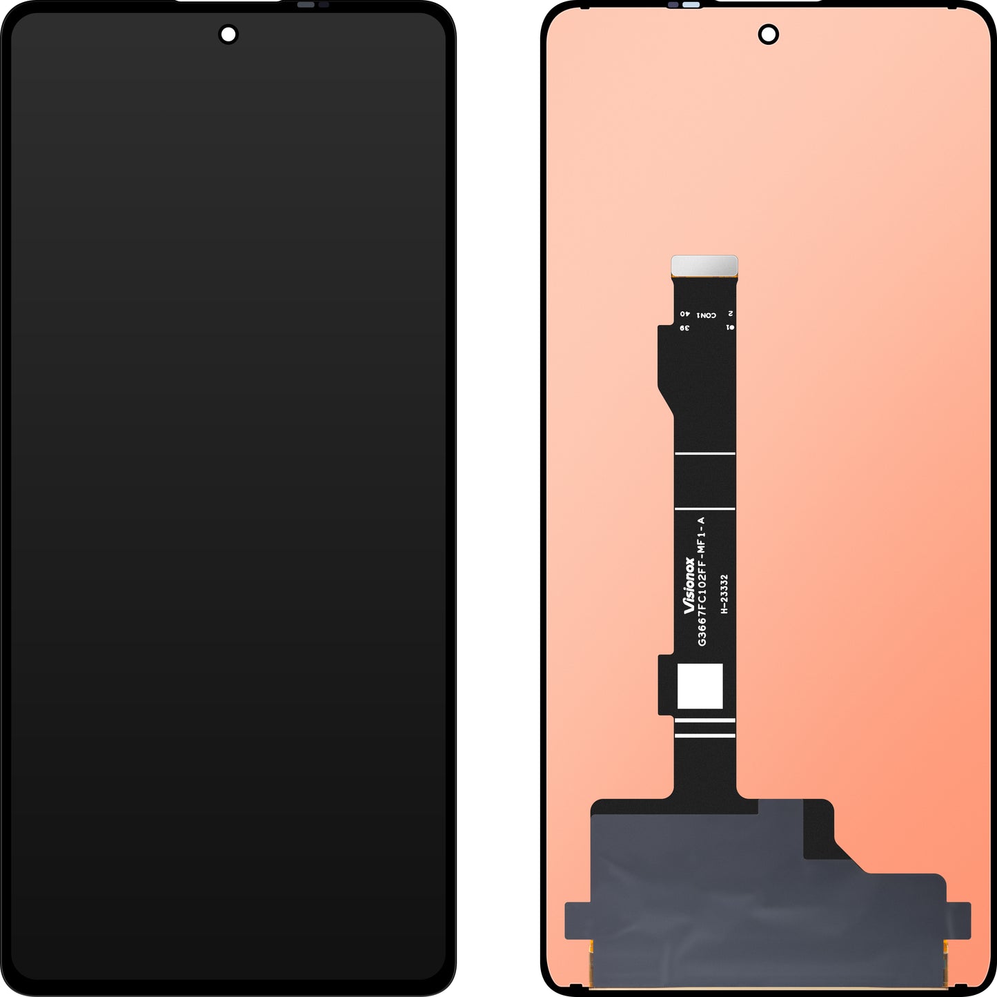 Näyttö MP-kosketusnäytöllä yhteensopiva Xiaomi Poco X5 Pro / Redmi Note 12 Pro 5G / Note 12 Pro+ kanssa, OLED-versio