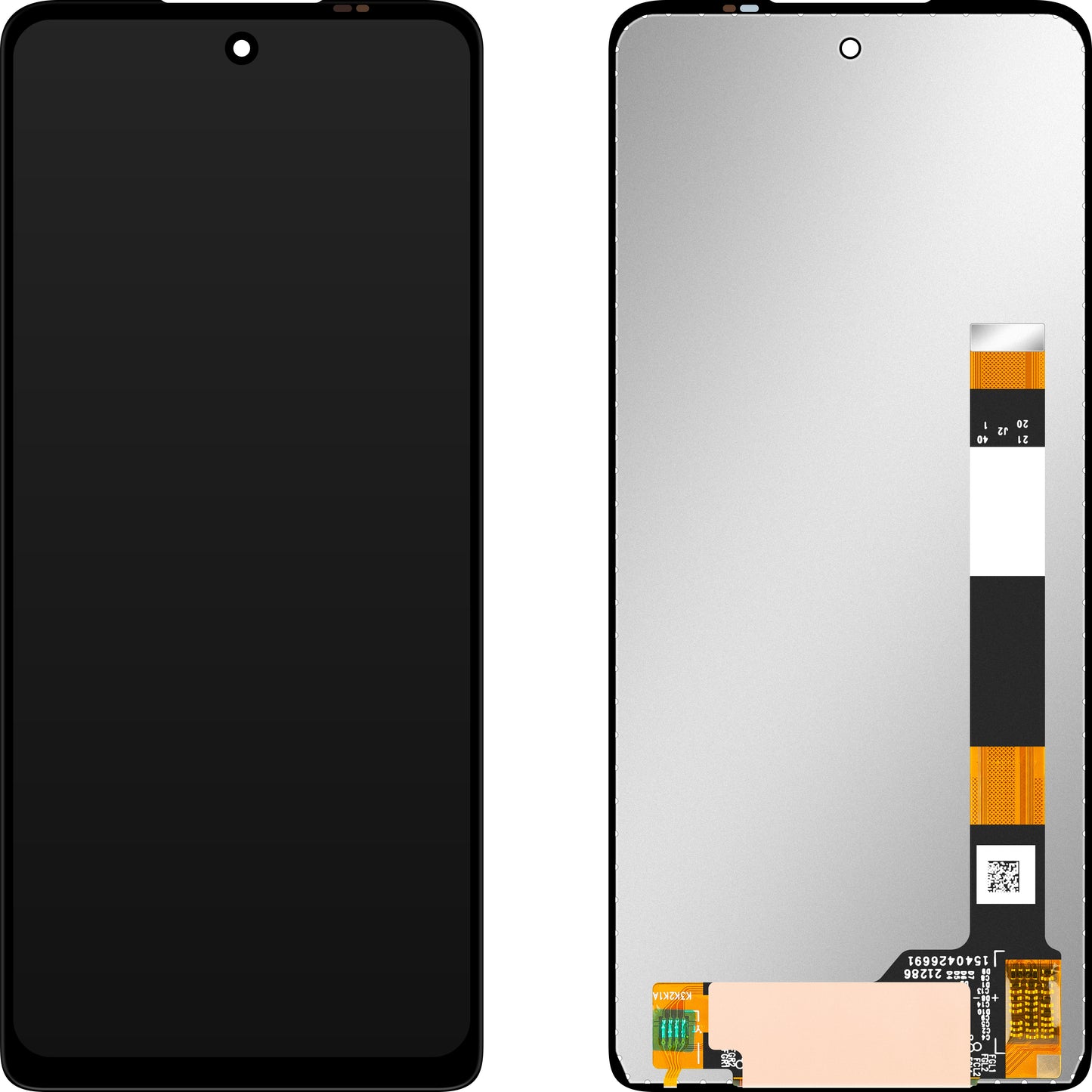 MP-kosketusnäyttö yhteensopiva Motorola Moto G200 5G:n kanssa