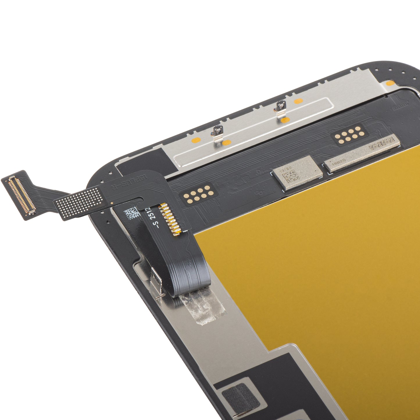 MP-kosketusnäyttö yhteensopiva Apple iPhone 15 Plus -laitteen kanssa, kehyksellä, Soft OLED FHD IC Movable -versio, Musta