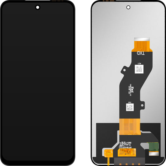 Näyttö kosketusnäytöllä MP yhteensopiva Tecno Pop 9 / Pop 9 4G / Pova 6 Neo 5G / Spark 30C / Spark 30C 5G kanssa