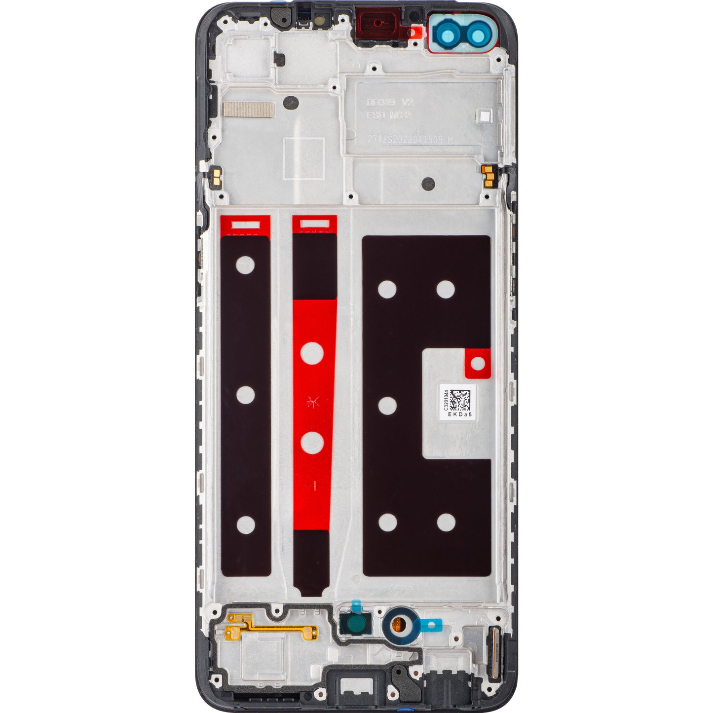 Kosketusnäyttö kosketusnäytöllä Oppo Reno4 Lite, kehyksellä, musta, huoltopaketti 4904988