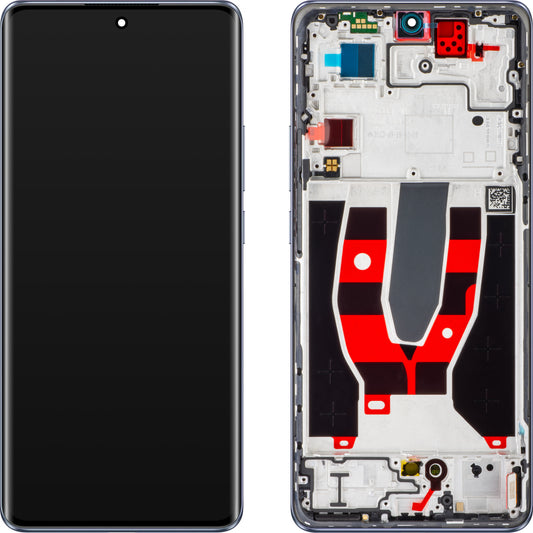 Oppo Reno10 kosketusnäyttö kehyksellä, sininen (Ice Blue), Service Pack 621029000061