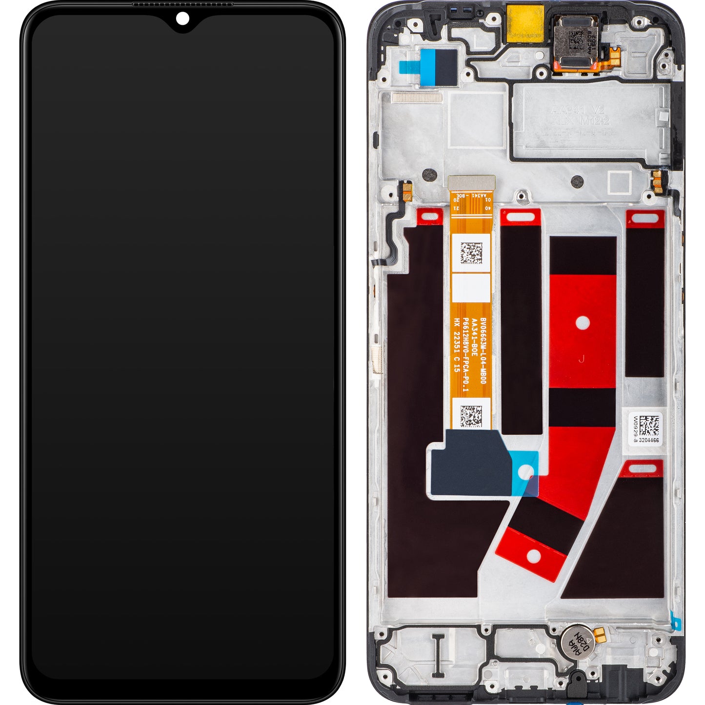 Oppo A57 5G kosketusnäyttö, kehys, musta, uudelleenpakattu 4130239