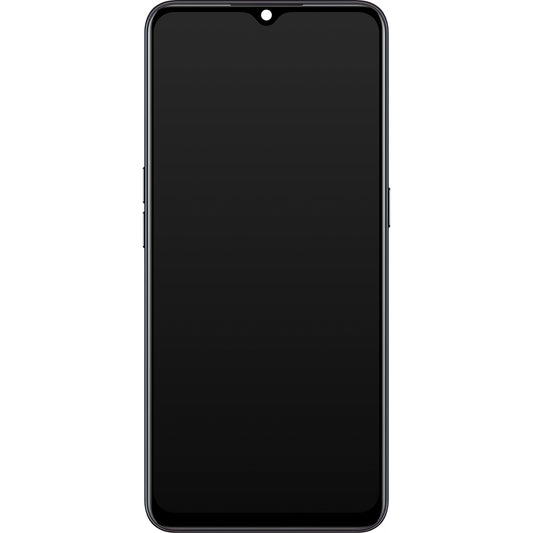 Näyttö kosketusnäytöllä Oppo Reno3 5G / Find X2 Lite, kehyksellä, Moonlight Black, Service Pack 4903624