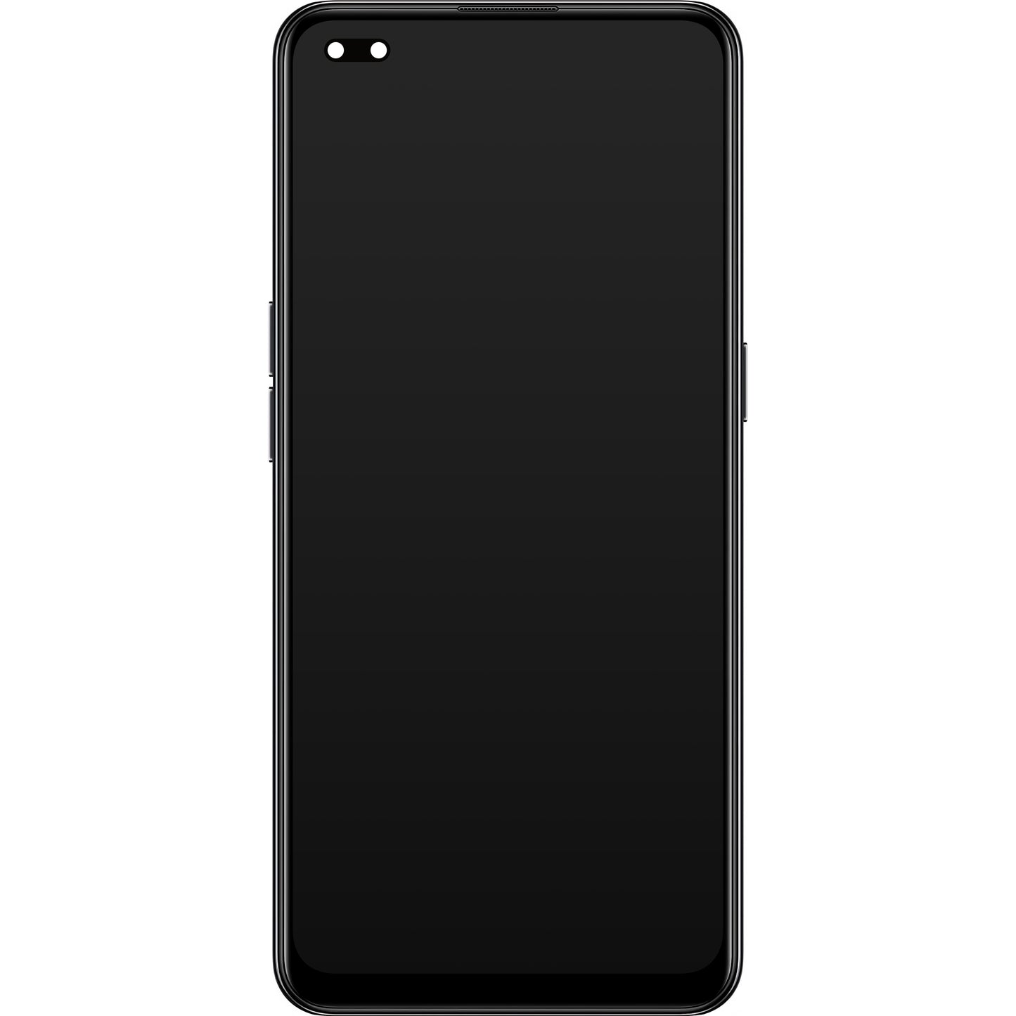 Kosketusnäyttö Oppo Reno4 5G, kehyksellä, Space Black, huoltopaketti 4904705