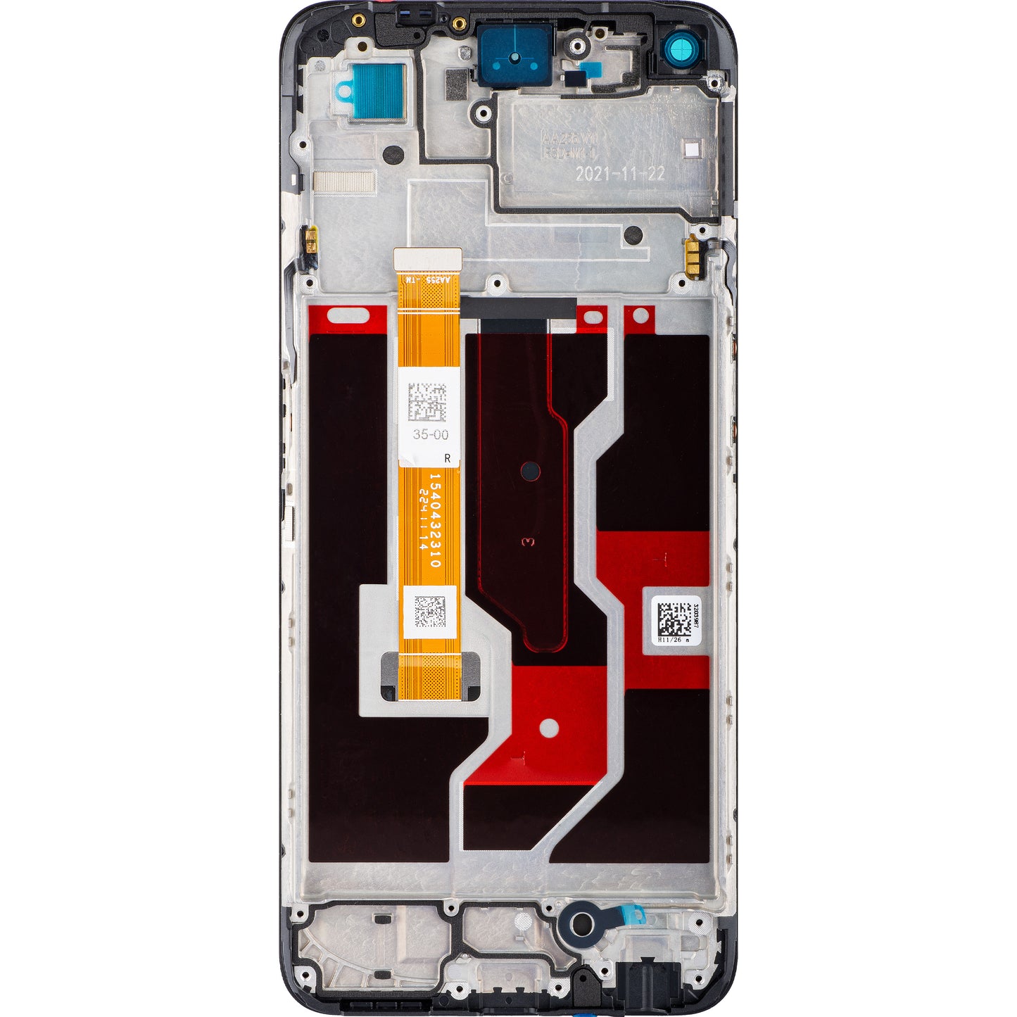 Oppo A96 kosketusnäyttö, kehys, musta, Service Pack 4130058
