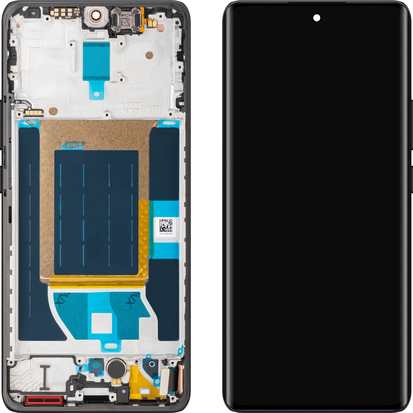 Näyttö kosketusnäytöllä Realme 14 Pro, kehyksellä, Harmaa (Suede Grey), Service Pack 621029000421