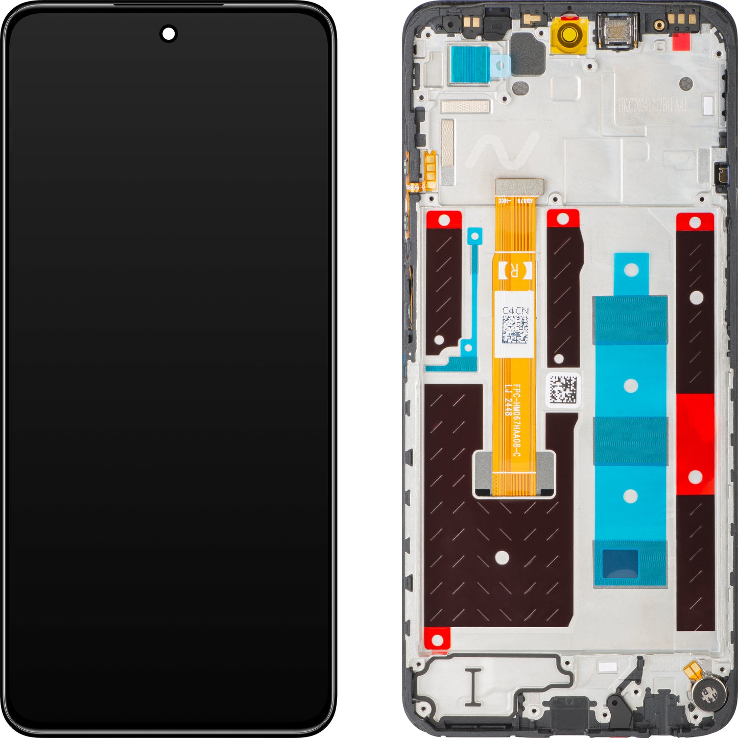 Realme 14x kosketusnäyttö, kehys, musta (Carbon Black), vaihto 621029000456