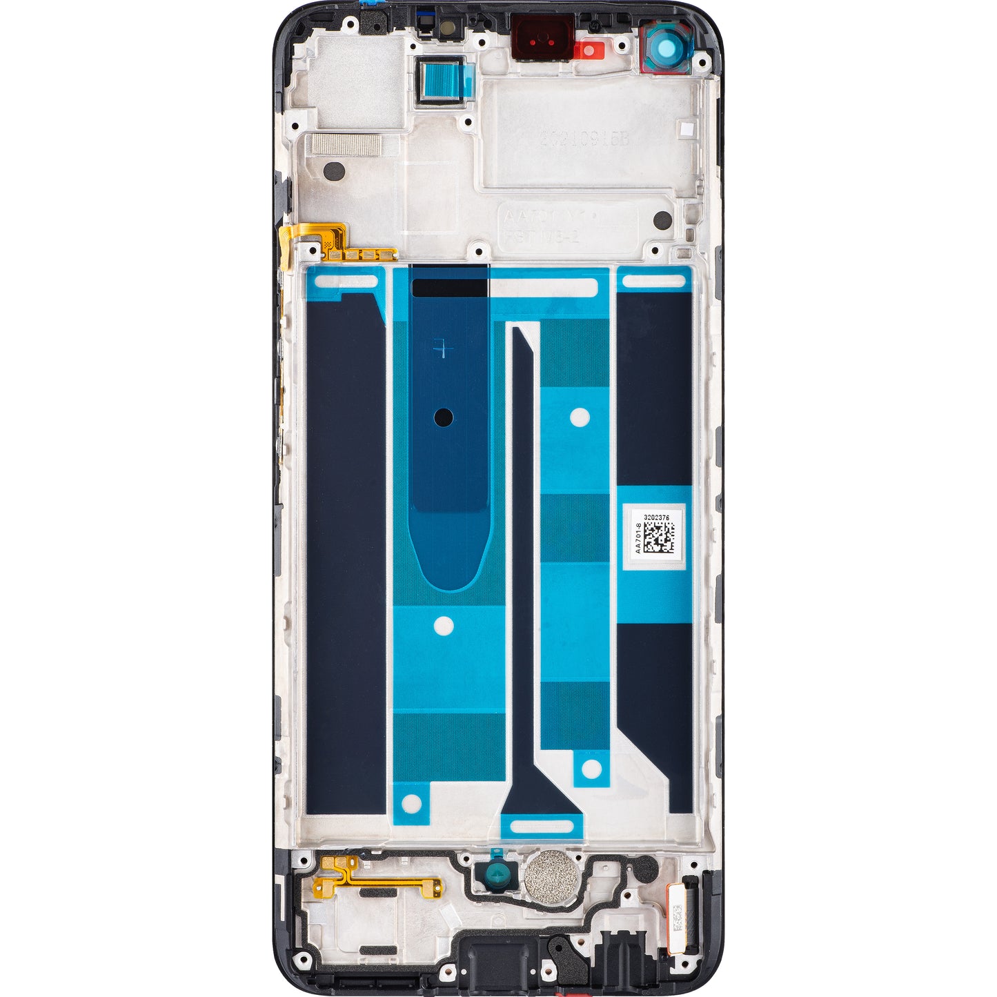 Realme 8 Pro kosketusnäyttö Realme 8 Pro, kehyksellä, musta, huoltopaketti 4130052