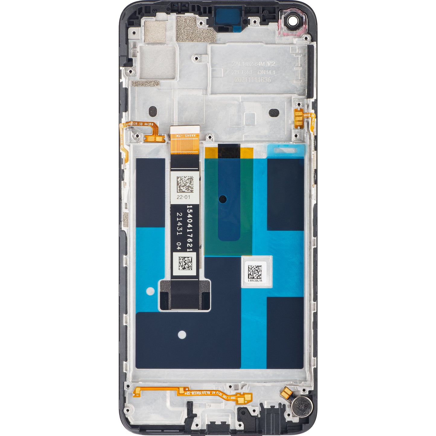 Realme 7 kosketusnäyttö, kehyksellä, sumun sininen, huoltopaketti 4906871