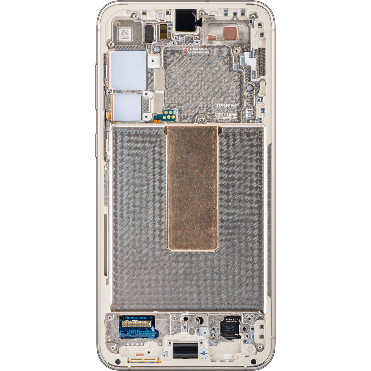 Samsung Galaxy S23+ S916 kosketusnäyttö, kehys, valkoinen (kerma), Service Pack GH82-30476B