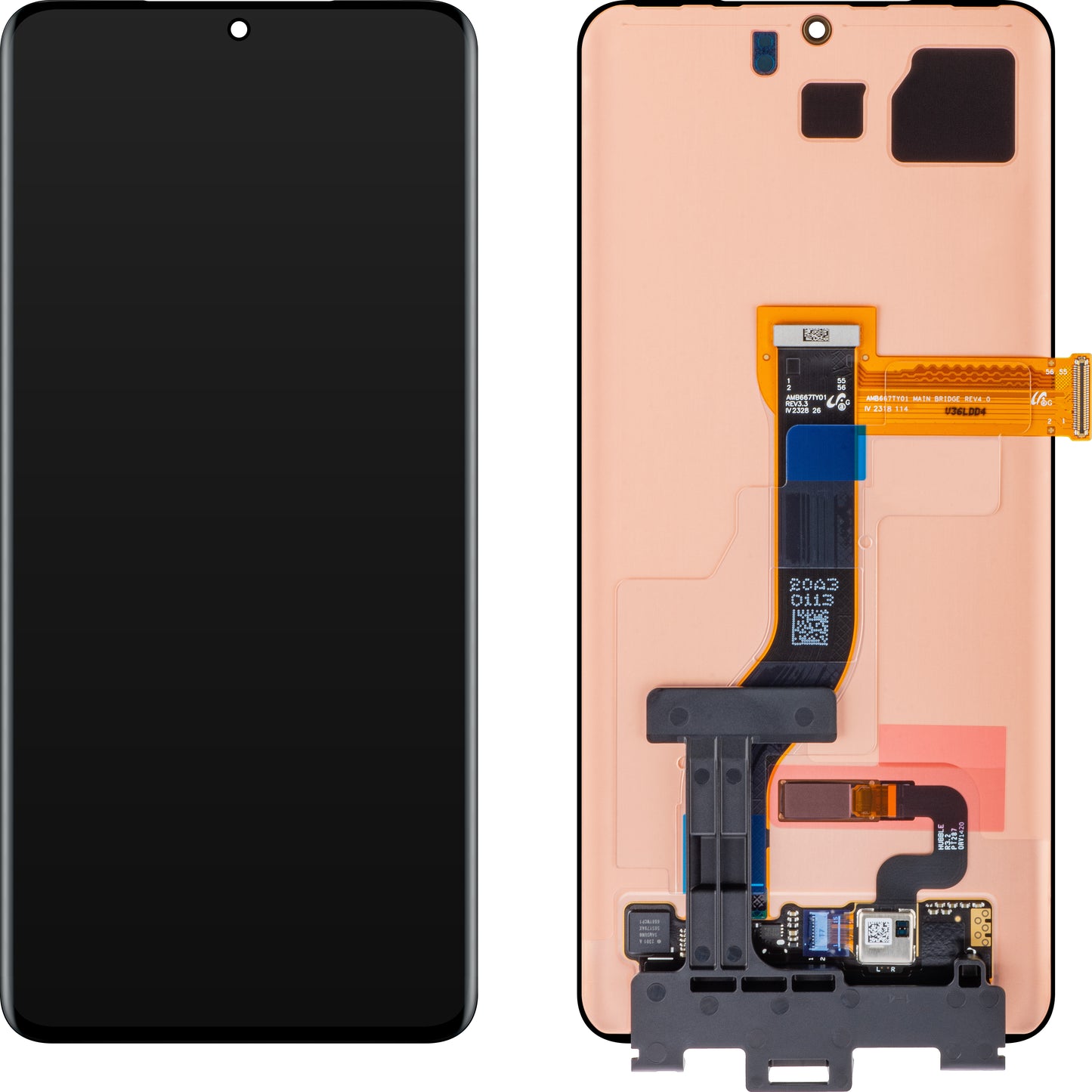 Kosketusnäyttö Samsung Galaxy Galaxy S20+ 5G G986 / S20+ G985, huoltopaketti GH96-13030A