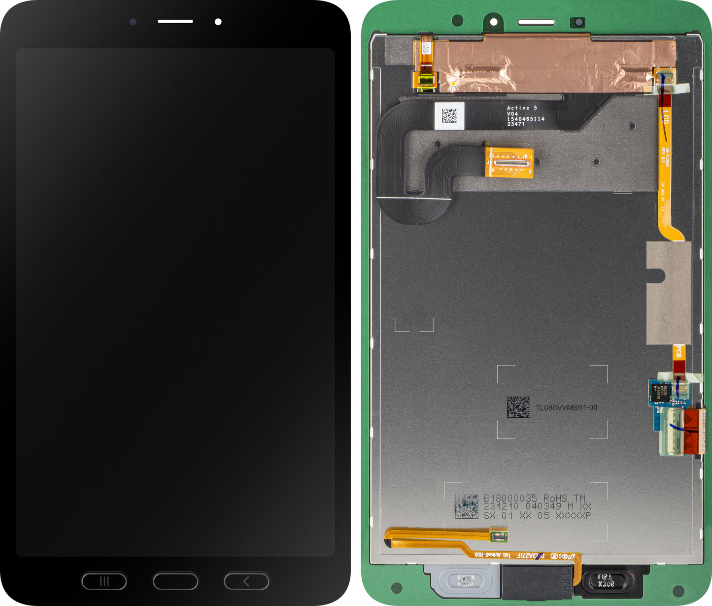 Samsung Galaxy Tab Active5 -näyttö kosketusnäytöllä, Service Pack GH82-33847A