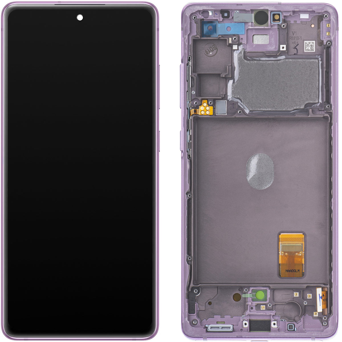 Samsung Galaxy S20 FE G780 -näyttö kosketusnäytöllä, kehyksellä, violetti, Swap GH82-24219C