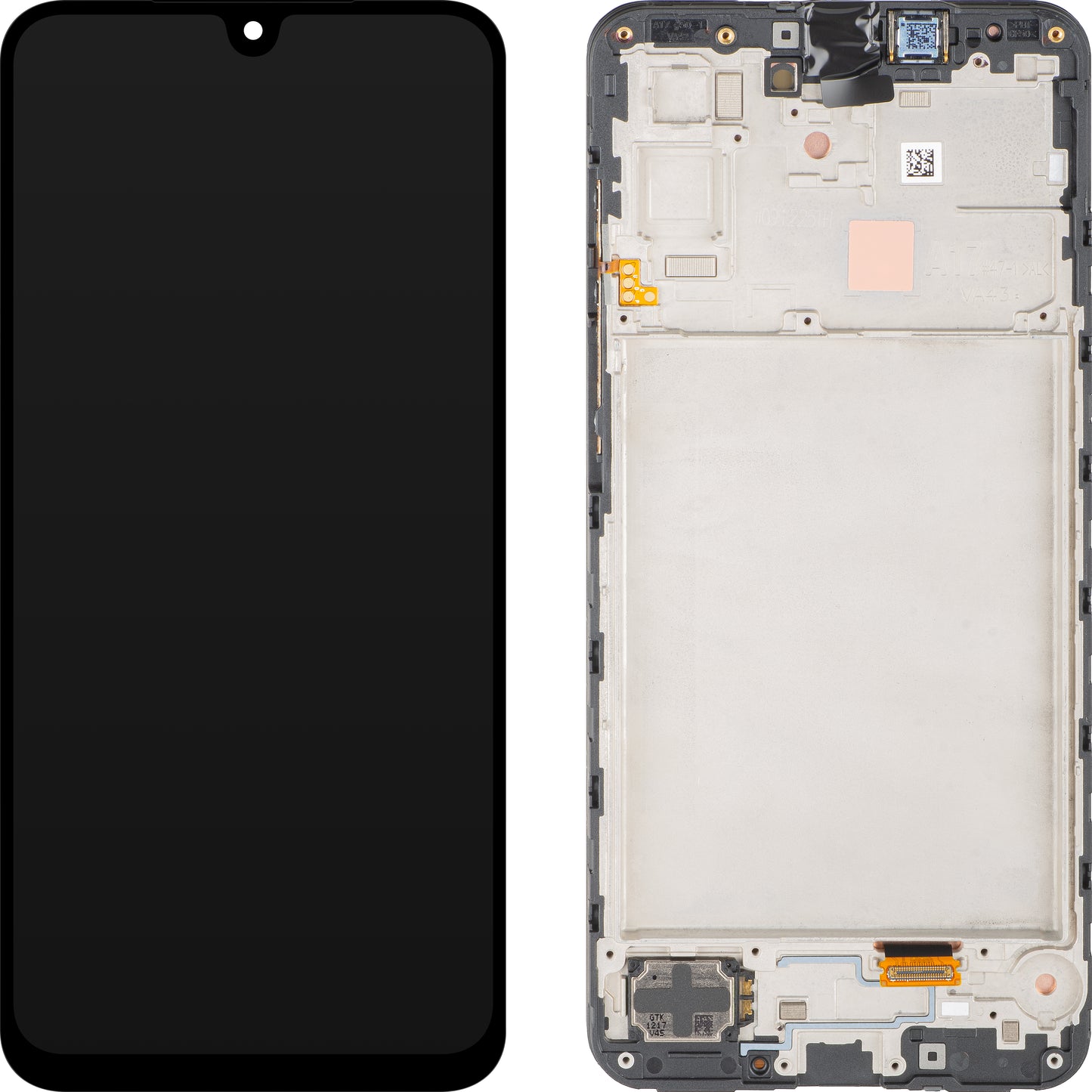 Samsung Galaxy A17 4G -näyttö kosketusnäytöllä, kehyksellä, musta, huoltopaketti GH82-38527A