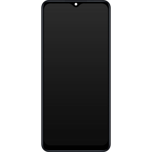 Samsung Galaxy M12 M127 kosketusnäyttö, kehys, musta, vaihto GH82-25042A