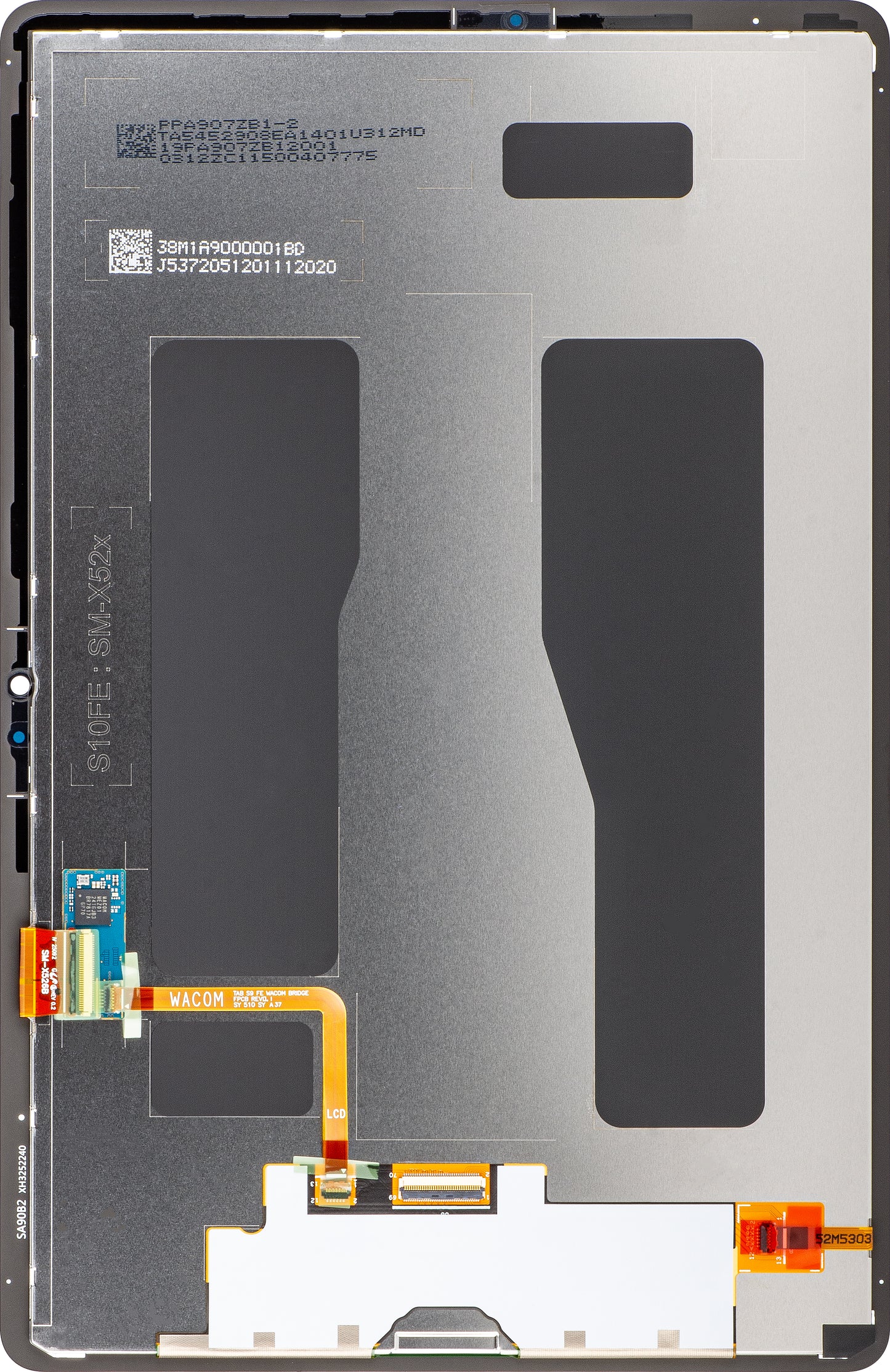 Näyttö kosketusnäytöllä Samsung Galaxy Tab S10 FE, Service Pack GH82-37143A