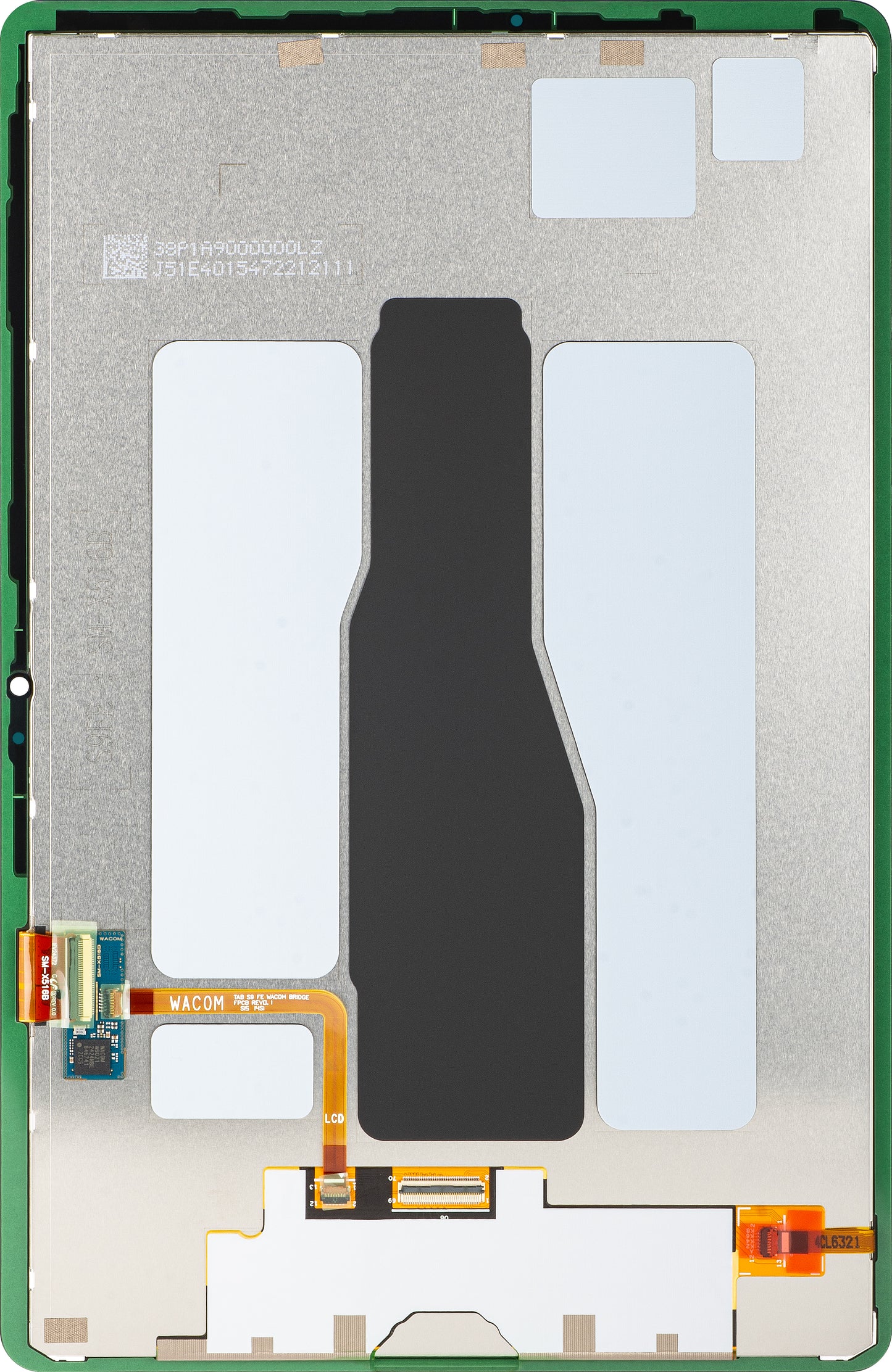 Näyttö kosketusnäytöllä Samsung Galaxy Tab S9 FE, Service Pack GH82-32743A