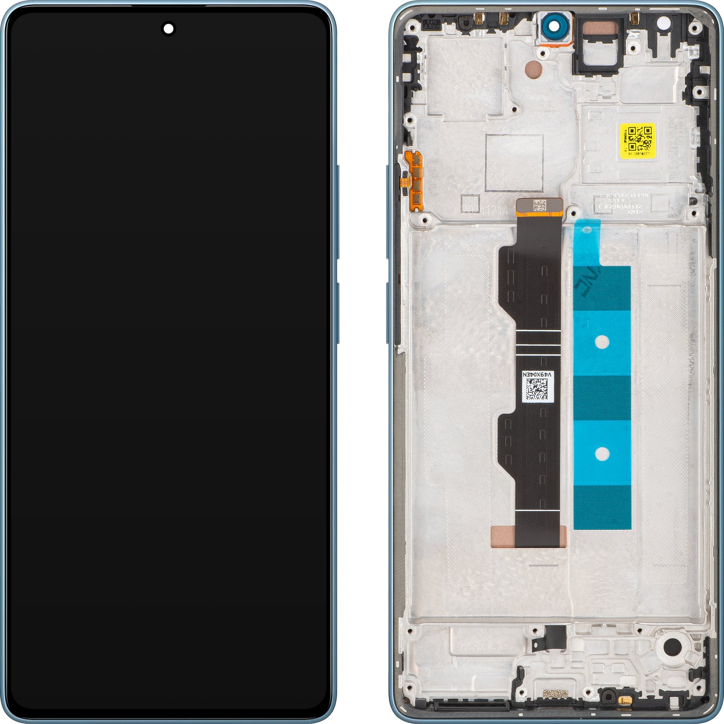 Xiaomi Redmi Note 14S -näyttö kosketusnäytöllä, kehyksellä, sininen (Ocean Blue), Service Pack 56000100N6R00