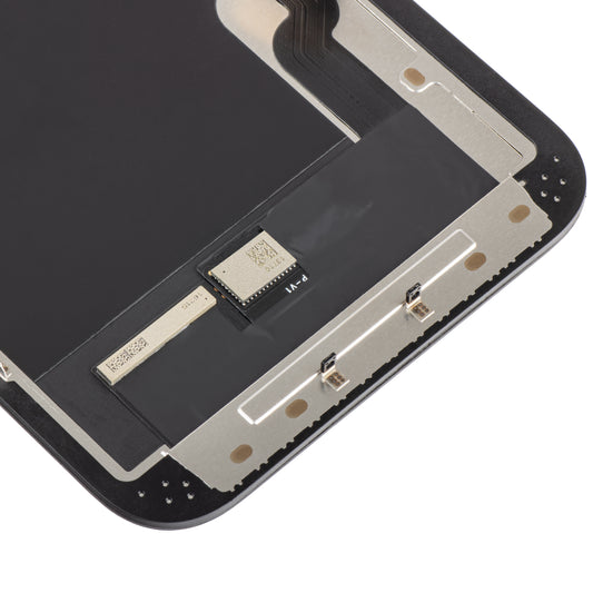 ZY Kosketusnäyttö Apple iPhone 13:een, kehyksellä, OLED IC siirrettävä versio, musta