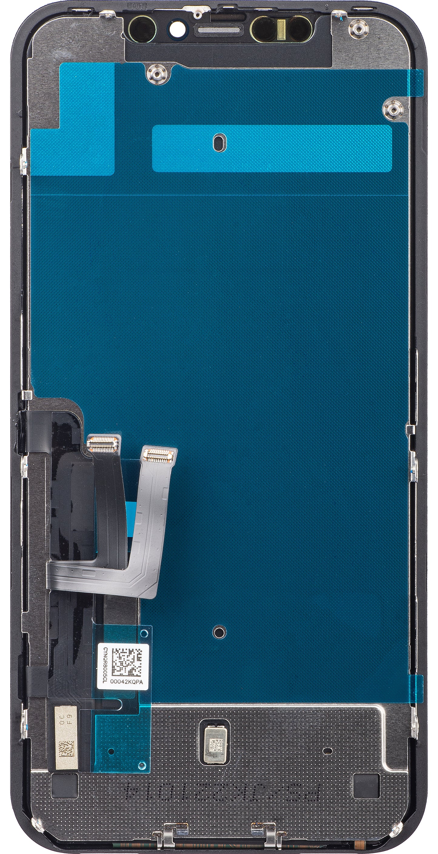 JK Kosketusnäyttö Apple iPhone 11:een, kehyksellä, LCD-kenno, musta