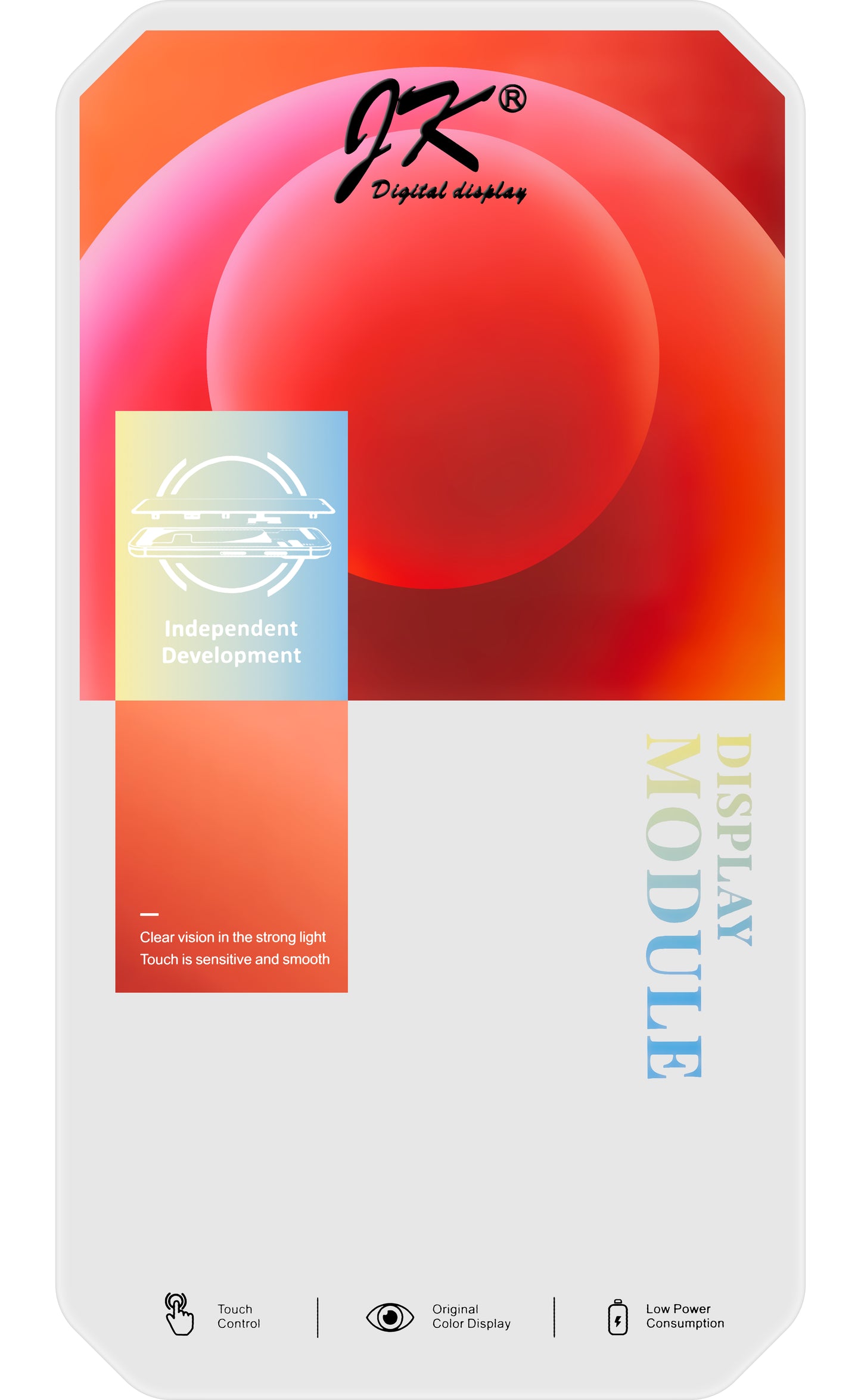 JK Kosketusnäyttö Apple iPhone 11:een, kehyksellä, LCD-kenno, musta