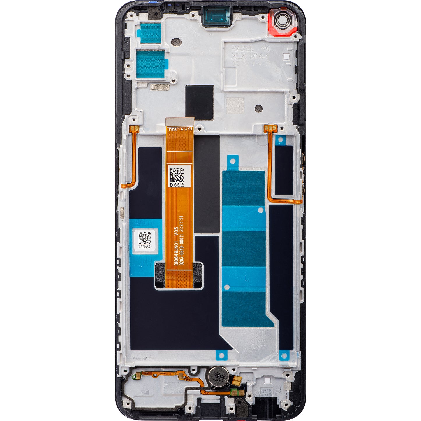 Realme 7 5G Kosketusnäyttö Realme 7 5G, kehyksellä, musta, huoltopaketti 4904747